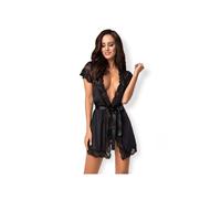 Sensuel Robe de Chambre Obsessive 810-pei-1 Noir