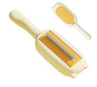 Deshedder Brush for Cats - Pet Hair Grooming Tool, Static Reducing Comb, Ergonomic Gentle Brushing | Sofa Bedroom Living Room Bed Dorm Home Cat Grooming Shedding Control Comfort