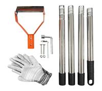 Désherbage À La De Jardin - Pelle Manuelle À Boucle Réglable, | De Jardinage En Métal Pour Creuser, Creuser Des Tranchées, Ameublir Le Sol, Biner, Bordurer, Ferme, Pelouse, Cour, Patio, Part