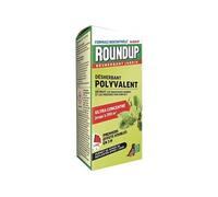 ROUNDUP RMU800N - Désherbant Jardin Action 2 en 1 Polyvalent 800 ml - Premiers effets visibles en 1h - Elimine mauvaises herbes et mousses par contact - Produit à base d'acide pélargonique - 347m²