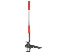 Désherbeur avec 4 griffes en acier 99,5 cm, désherbeur en aluminium anodisé avec pédale pour un jardinage sans danger pour le dos