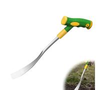 Désherbeur avec manche - Outil de jardinage - Outil de désherbage - En acier inoxydable - Grattoir à joints - Pioche et pissenlit - Outil de désherbage pour coupe-bordures (1)