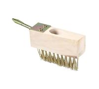 AWHAO Désherbeur de Fissures, dissolvant de Mousse, Brosse de Nettoyage de pavés, Nettoyeur de coulis Filaire, Brosse de désherbage de Fentes pour Joints de, avec poignée Pointue