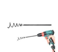 Désherbeur de perceuse - Outil de désherbage alimenté par forage, outil de déracinement en métal pour cour, herbe, pelouse, jardin