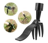 Désherbeur Debout, Désherbeur Manuel, Outil De DéSherbage avec 4 Griffes en Acier Inoxydable Et PéDale, Outil de désherbage Manuel pour Jardin, Extracteur de Mauvaises Herbes