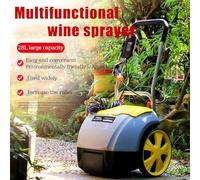 Désherbeur électrique, 28 L, alimenté par Batterie, avec Roues, Tuyau de 7 m et buse réglable, Interrupteur de sécurité for Lavage de Voiture, Nettoyage des vitres, Entretien de la pelouse et des