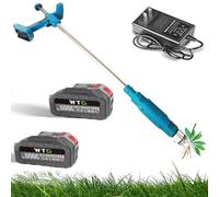 Désherbeur électrique à piles avec 3 griffes en acier pour l'entretien de la pelouse, du jardin et de la cour