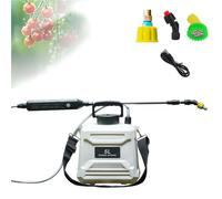 Désherbeur électrique avec Sangle réglable, pulvérisateur de Jardin Multifonction à Batterie de 5 L et 8 L avec Lance rétractable pour pelouse et Jardin.(White,5l)