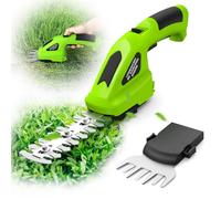 Désherbeur électrique sans fil avec roue, 4 en 1 alimenté par batterie, débroussailleuse, débroussailleuse, débroussailleuse, débroussailleuse sans fil, tondeuse à gazon légère 4000 mAh