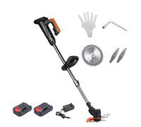 Désherbeur électrique, Tondeuse à Gazon Rechargeable à Batterie 24 V, 3 Lames, Portable, pour la Maison, Petit Taille-Bordures, Outils de Jardinage