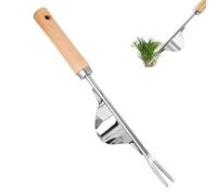Désherbeur Manuel Acier Inoxydable | Couteau Désherbeur avec Manche en Bois | Arrache Mauvaise Herbe pour Creuser, Sarcler, Détacher | Cadeaux pour Jardiniers et Jardinières