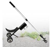 Desherbeur Manuel pour Terrasse, Outil De Désherbage pour Pavés, Désherbeur À Long Manche avec Roues, Désherbeurs Manuels Télescopiques Portables pour Jardin, Terrasse, Allées et Trottoirs