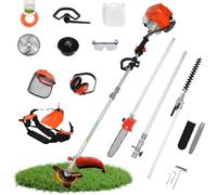 Désherbeur multifonction 5 en 1, taille-haie sans fil 52 CC à 2 cycles à gaz, alimentation au gaz, débroussailleuse à chaîne portable pour cour, jardin