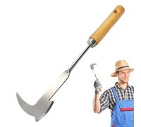 Désherbeur pour fissures de trottoir, extracteur de gazon en forme de L pour jardin, extracteur d' grattoir avec longue poignée ergonomique pour pelouse terrasse patio jardin