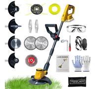 Désherbeur sans fil pour batterie Dewalt 20 V, 4 en 1 léger, zone de coupe de 30,5 cm, pour pelouse et tondeuse à gazon (sans batterie)