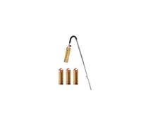 KEMPER - Desherbeur thermique à gaz Allumage piezo + 4 cartouches 330g Desherbant