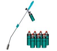 Désherbeur thermique KZ GARDEN pour cartouche jetable butane à valve baïonnette norme UN2037 + 8 cartouches https://www.fnac.com/mp50205258/Desherbeur-thermique-KZ-GARDEN-pour-cartouche-jetable-butane-a-valve-baionnette-norme-UN2037-8-cartouches/w-4?oref=57801d11-c583-c97a-cc4e-520767efc0e1