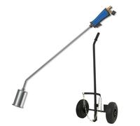 Desherbeur thermique Bruleur 60 mm Tuyau 5 mètres Chariot à roues pour bouteille gaz Allume gaz + Détendeur Gaz KEMPER
