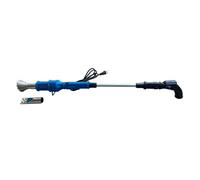 Désherbeur thermique électrique 2000W, brûleur de mauvaises herbes, tondeuse à gazon, désherbant Air chaud jusqu'à 650 °C, outils d'élimination l'herbe, flamme des,Haute Efficacité(Blauw)