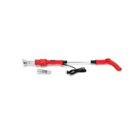 Désherbeur thermique électrique 2000W, brûleur de mauvaises herbes, tondeuse à gazon, désherbant Air chaud jusqu'à 650 °C, outils d'élimination l'herbe, flamme des(Rot)