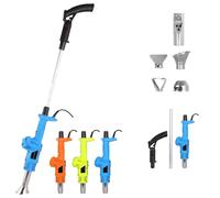 Désherbeur thermique électrique, 5 buses de désherbage thermique électrique, outils de désherbage pour le désherbage de flammes, 3 en 1 Désherbeur Electrique Pistolet, température 650℃ (Bleu)