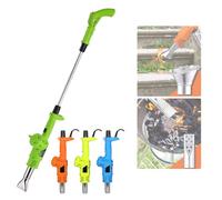 Désherbeur thermique électrique, 5 buses de désherbage thermique électrique, outils de désherbage pour le désherbage de flammes, 3 en 1 Désherbeur Electrique Pistolet, température 650℃ (Vert)