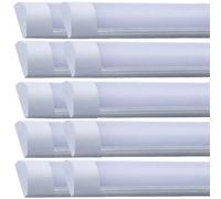 DESHOME 10 Paquets Reglette LED 120cm, Barre Lumineuse, IP68, 6000K, 40W, Rampe LED - Éclairage Garage, Cuisine, Magasin, Bureau, Entrepôt