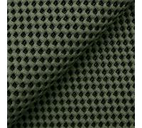 DESHOME Air 10 mètres - Tissus au mètre ameublement déperlants en maille effet 3D, laize 140 cm - Tissu de tapisserie pour canapé, fauteuil, coussin, sac et accessoires Vert militaire
