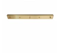 DESHOME Cache Fil pour Lustre Plafond Laiton Rosace Plafond Luminaire 3 Trous 60cm Diamètre Longue Plaque Fixation Plafonnier Pince Châssis Base Cable Suspension Luminaires avec Accessoires