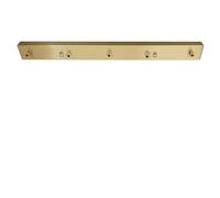 DESHOME Cache Fil pour Lustre Plafond Laiton Rosace Plafond Luminaire 5 Trous 100cm Diamètre Longue Plaque Fixation Plafonnier Pince Châssis Base Cable Suspension Luminaires avec Accessoires