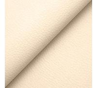 DESHOME Chiara - Tissu au mètre faux cuir hydrofuge anti-fissuration simili cuir pour canapé, fauteuil, chaise, pouf, sacs Beige 1 mètre