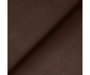 DESHOME Chiara - Tissu au mètre faux cuir hydrofuge anti-fissuration simili cuir pour canapé, fauteuil, chaise, pouf, sacs Marron 1 mètre
