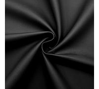 DESHOME Nizza - Tissu similicuir nautique au mètre pour intérieur hydrofuge résistant au feu Tissu faux cuir pour ameublement de bateaux canapés, coussins, tapisserie d'ameublement Noir 1 mètre