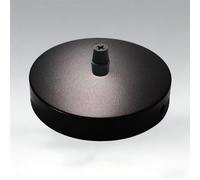 DESHOME Personnaliser Rosace Plafond Noir, Cache Fil pour Lustre de Différentes Tailles - Pavillon Luminaire Métal 1-10 Trous Personnalisable Cache Lampe Auvent pour Plafonnier/Suspensions