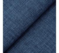 DESHOME Sirma - Tissu au metre d'ameublement Hydrofuge et résistant pour Canapé Sofa Coussins Chaise Bleu océan 1 mètre