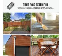 Déshuileur nettoyant bois ARCABOIS 817 : Décrassant, décireur, nettoyant tout support en bois 20 L