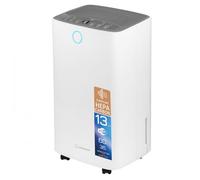 Deshumidificador y Purificador de Aire Turbionaire SENSO 13 WiFi Clean, 13 L/24h, Filtro HEPA + Carbón Activo T-Clean, WiFi, Silencioso 36 dB, Depósito 2 L, 120 m³/h, Indicador Luminoso de Humedad, Te