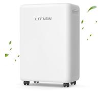 Déshumidificateur, 12L/24H Deshumidificateur d air, avec minuterie, filtre et verrouillage de sécurité pour enfants, mode intelligent/sec/continu, protégé contre les champignons et l'humidité