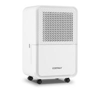 Déshumidificateur 15 L/Jour COSTWAY-20 M²-4 Modes-Minuterie 24 H- Ecran LED-Vidange Continue/Manuelle-Dégivrage Automatique