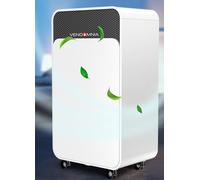 Déshumidificateur 16L/jour,absorbeur d'humidité silencieux-réservoir 2 L, drainage continu,minuterie 24h, sèche linge-déshumidification de pièces jusqu'à 30m2, pour chambre, salle de bain, cave