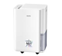 Déshumidificateur AEOCKY 20L/d, applicable à 160 m³ (40 m²), déshumidificateur à compresseur intelligent avec tuyau de vidange, pour sécher les vêtements, chambre, salle de bain, sous-sol