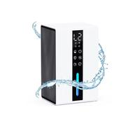 Deshumidificateur d Air 1,8L - Déshumidificateur Electrique ≤22,5W Éco - Deshumidificateur Electrique 2 Vitesses (Faible/Haute), Auto-Dégivrage & Arrêt Auto, Timer 48H, ≤30dB Silencieux pour Chambre