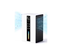 Deshumidificateur d Air Anti Moisissure Réservoir 1,8L - Déshumidificateur Electrique Réglage Double, Système Anti-givrage Intégré, Minuterie 48H & Lumière RGB Couleurs, Conçu pour Les Petits Espaces