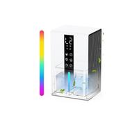 Deshumidificateur d Air avec 1800ML - Déshumidificateur Électrique 2 Vitesses et 2 Modes, Dégivrage Automatique et Arrêt Automatique, Minuterie 6-48H et Éclairage RGB - pour Salle de Bain et Chambre