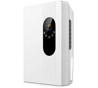 Deshumidificateur d air Electrique 2.2L Anti Moisissure, Éco Déshumidificateurs Maison Portable Silencieux avec Télécommande Dégivrage Arrêt Automatique, 24H Minuteur/Purification/Mode sommeil