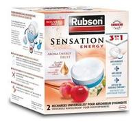 Déshumidificateur d Air RUBSON Recharge SENSATION 3en1 Aroma Energy Fruit Lot de 2 recharg