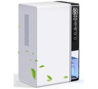 Déshumidificateur d'Air 2800ML, Déshumidificateur Electrique 24H de Minuterie, 7 Lumières de Couleur, Arrêt Automatique, Dégivrage, Déshumidificateurs Maison, Chambre, Moisissures, Bain（1250ML/24H）