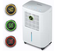 Déshumidificateur d'air à compresseur - JANSHOP - BD-525 - 12 L/24h - 3 modes - Hygrostat intégré
