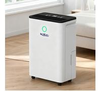 Déshumidificateur d'Air Électrique 12L/Jour, 3 Modes-Auto/Continu/Personnalisé, 5 à 20m² Chambre/Bureau, Réservoir 2.5L, 240W,