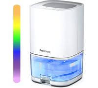 Déshumidificateur d'air - PRO BREEZE - Mini Déshumidificateur - 1L - Technologie Peltier - Lumières LED